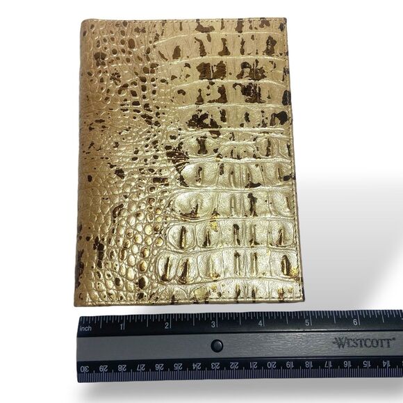 Surly Girl Photo Album 4x6" Croco Embossed Leather Cover 12 pages 24 photos - Picture 9 of 12